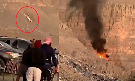 Mueren cuatro personas al estrellarse un helicóptero en EAU 